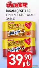 ÜLKER İKRAM BİSKÜVİ ÇEŞİTLERİ 3X84 G